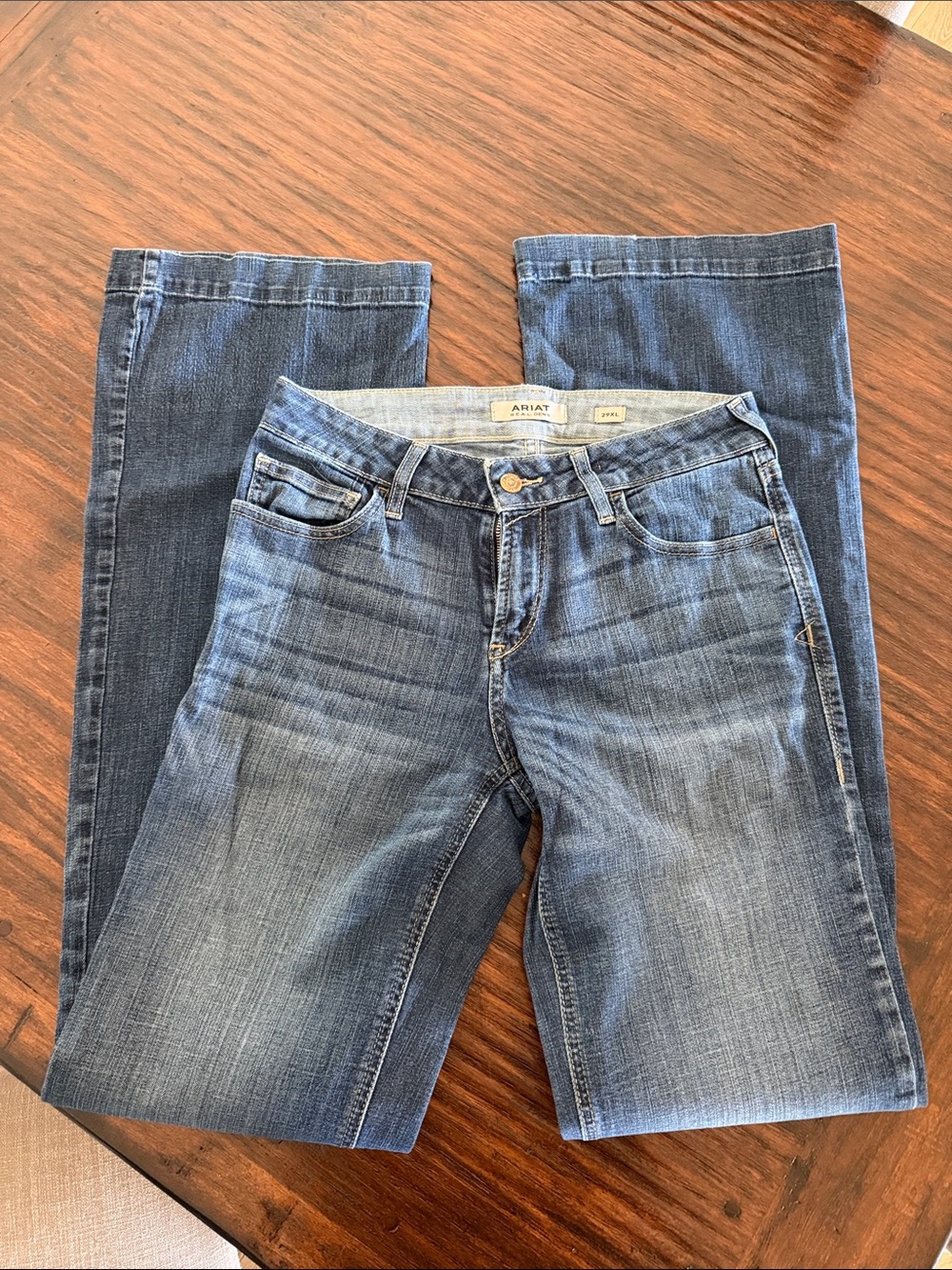 Ariat Women's Medium Blue perfect rise trouser Jeans